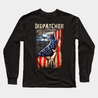 Dispatcher Flag Long Sleeve T-Shirt